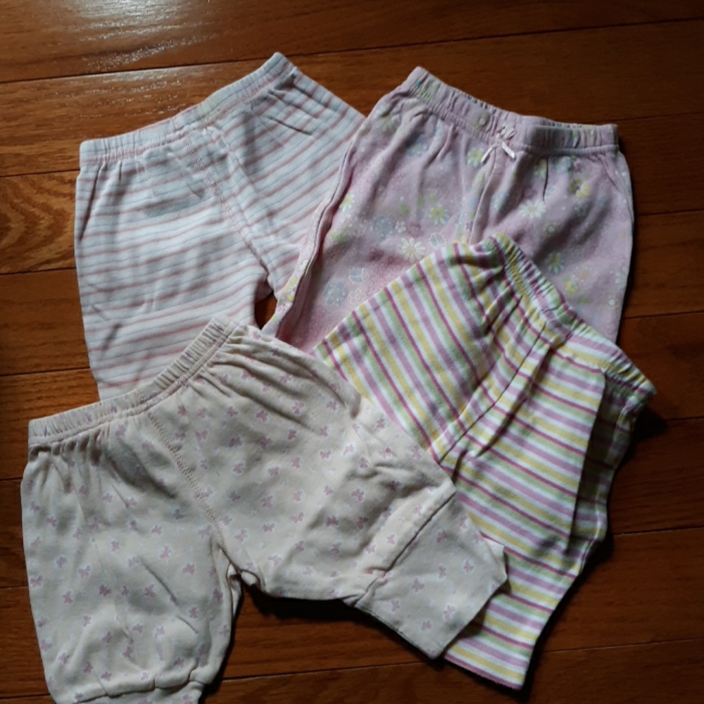 Girls Pants Lot of 4 Size Newborn